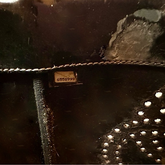 Chanel Coco Mark Triple Punching Chain Shoulder Bag Tote - Picture 4 of 4